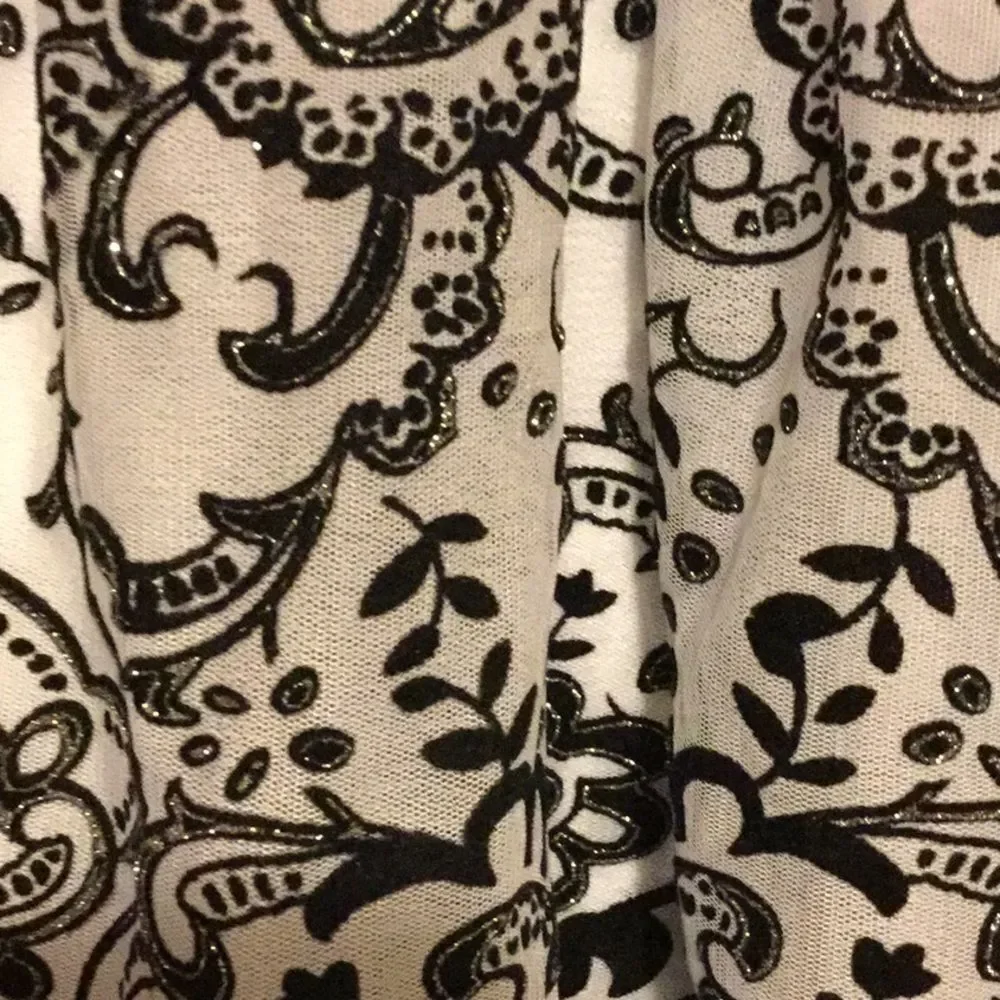 Justice Dress Black and White